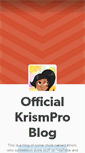 Mobile Screenshot of krismpro.com